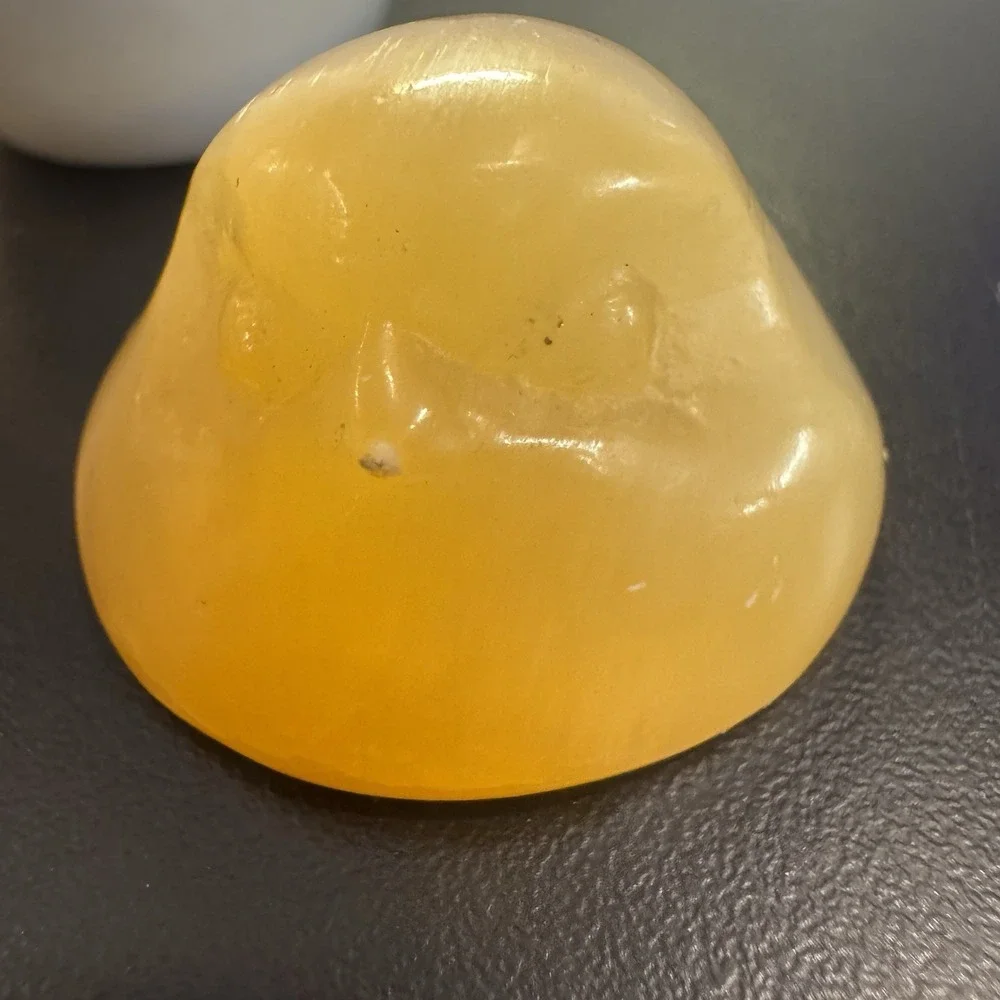 Russian Handcarved Selenite Stone ChickIn Shell Ring‎ Holder